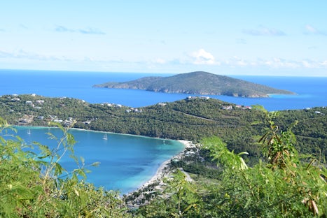 The view from our trip to the highest point of the island