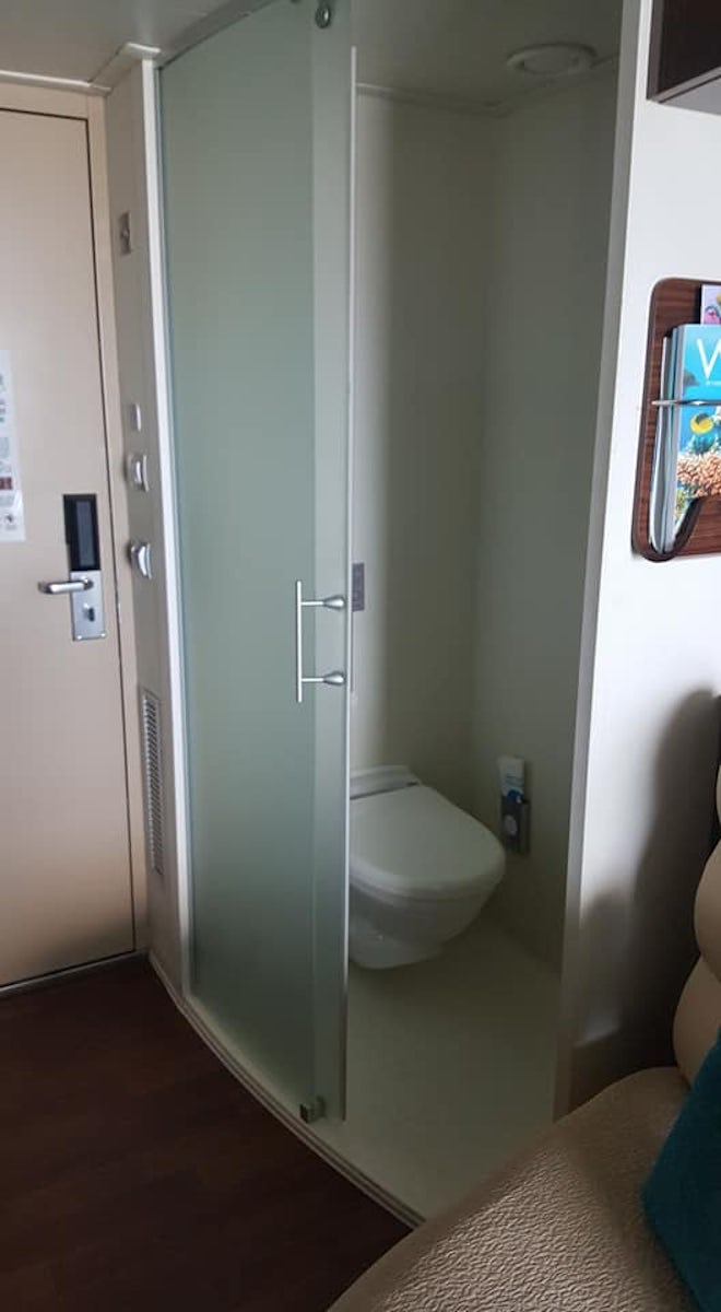 Bathroom (toilet room) in the cabin
