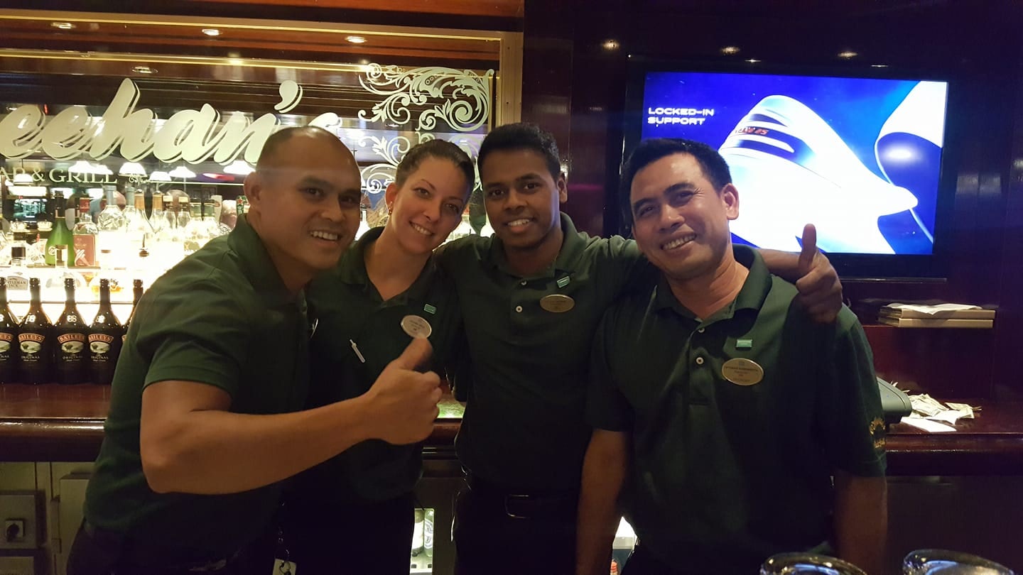 Bartenders at O&#39;Sheehan&#39;s (Rafael, Jovanna, Victor, and Loman)...Aw