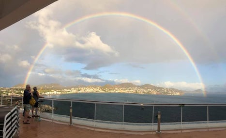 Antigua rainbow from Garden Pool.