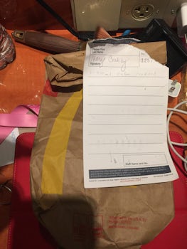 How my liquor purchase was given to me in someone’s McDonalds bag.