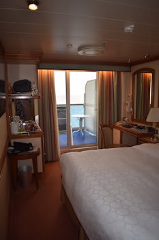  view to balcony in cabin