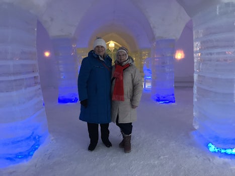 Taken in the ice hotel 