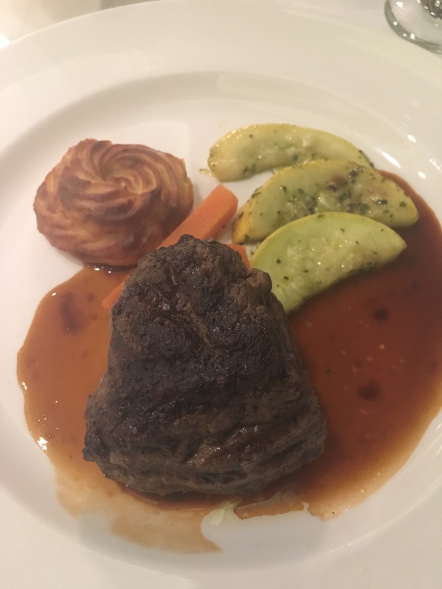 medallion of beef (really tough!)