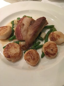 Scallops with fat back (gross! Why change a good thing? It used to be scall
