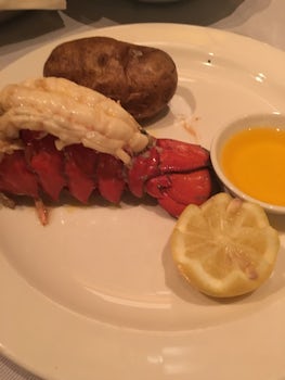 At Crown Grill - Lobster tail