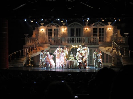 One of the production shows in the Princess Theater