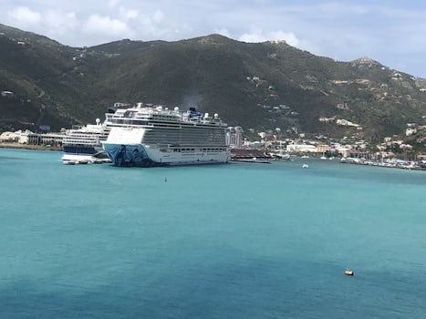 A view of our grand ship in Tortola 