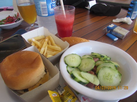 some of the food at cafeteria