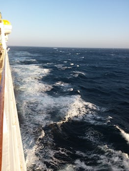 Entering the Mediterranean sea from suez canal