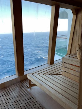 One of the 4 saunas.