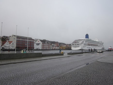 Aurora docked in Stavanger.