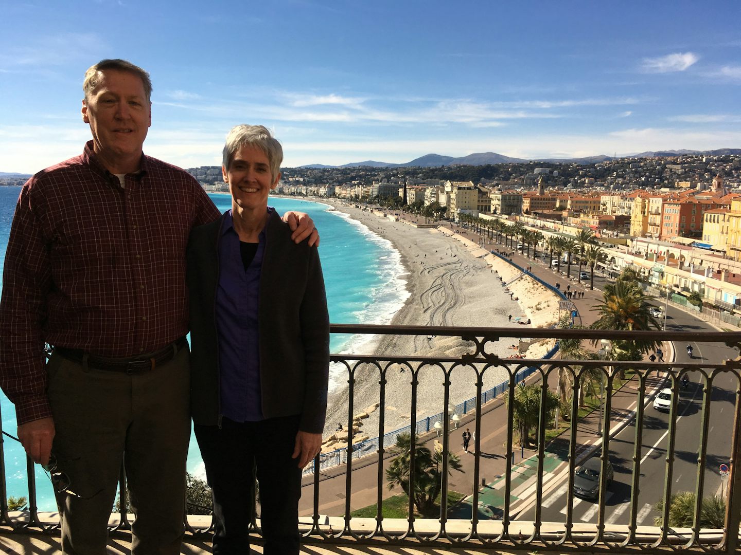 From our "Nice on your Own" excursion.  Overlooking the French Riviera