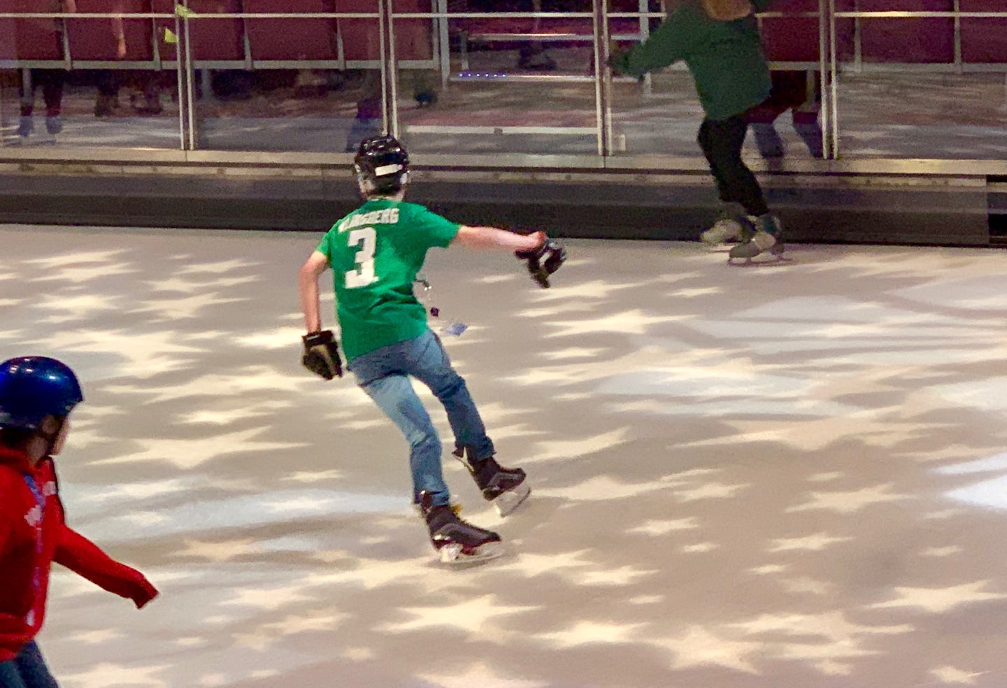 Ice skating rink on Liberty of the Seas