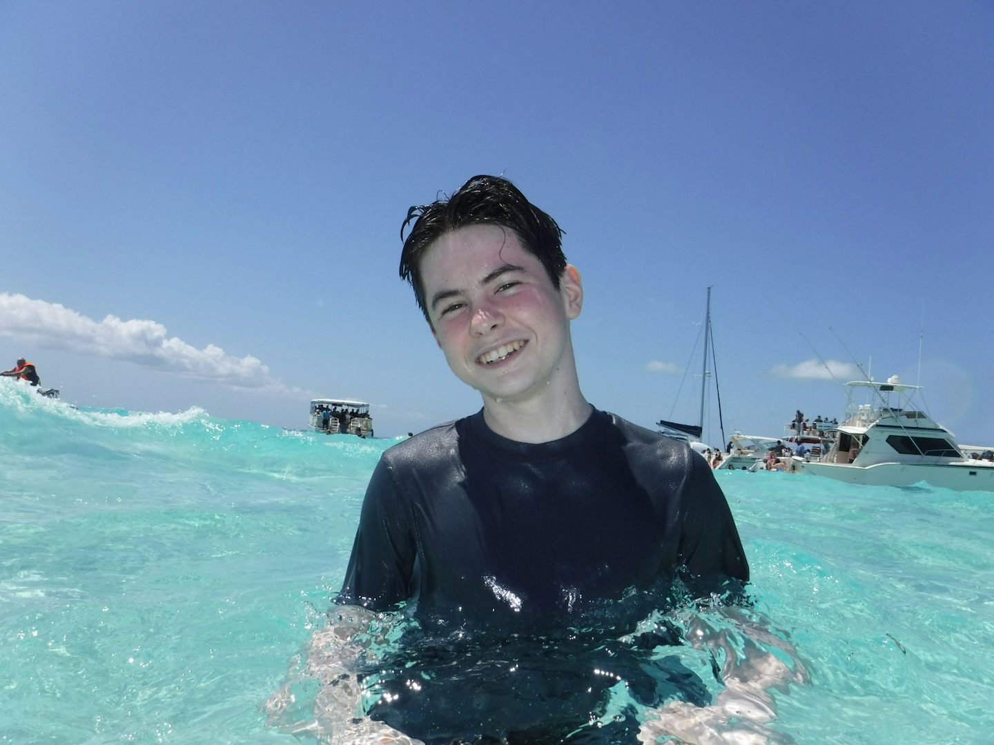 The beautiful water of Grand Cayman