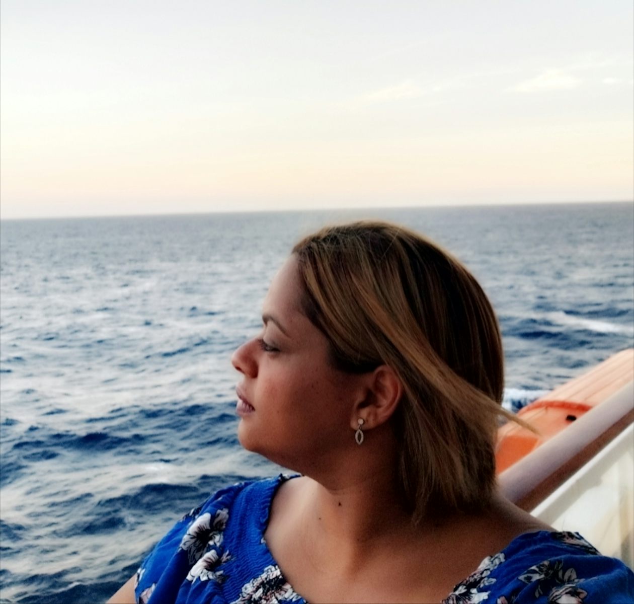 My wife on her birthday (17.03.2019) just admiring the view