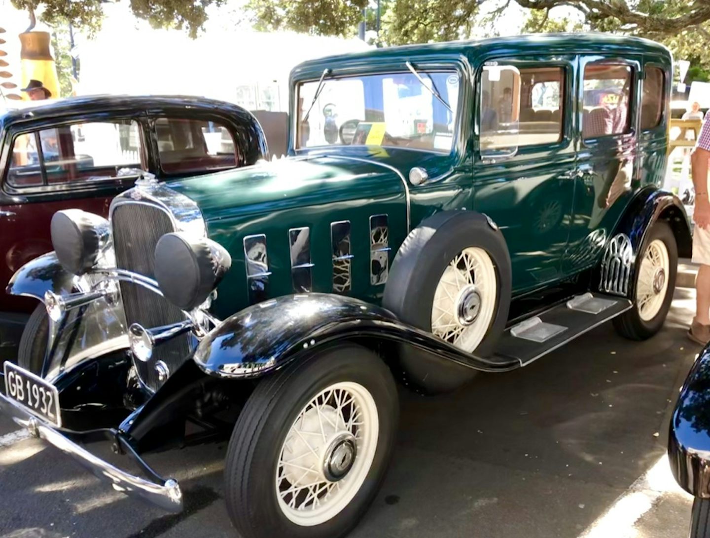 Antique car at Art Deco Festiva;