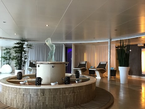Relaxation area in spa
