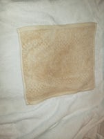 This is the wash cloth my wife used when the filthy water came out of the s