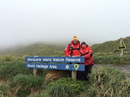 World heritage island Maquarie in Southern ocean