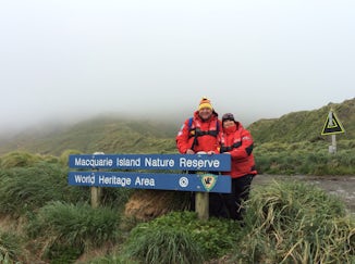 World heritage island Maquarie in Southern ocean