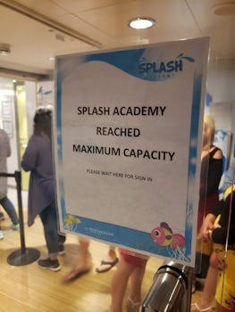 Children's splash academy closed do to capacity, every day while the cr