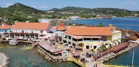 Third stop - Roatan, Honduras.  Main port - they are doing a lot of constru