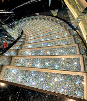 Swanski crystal stairs great for photo