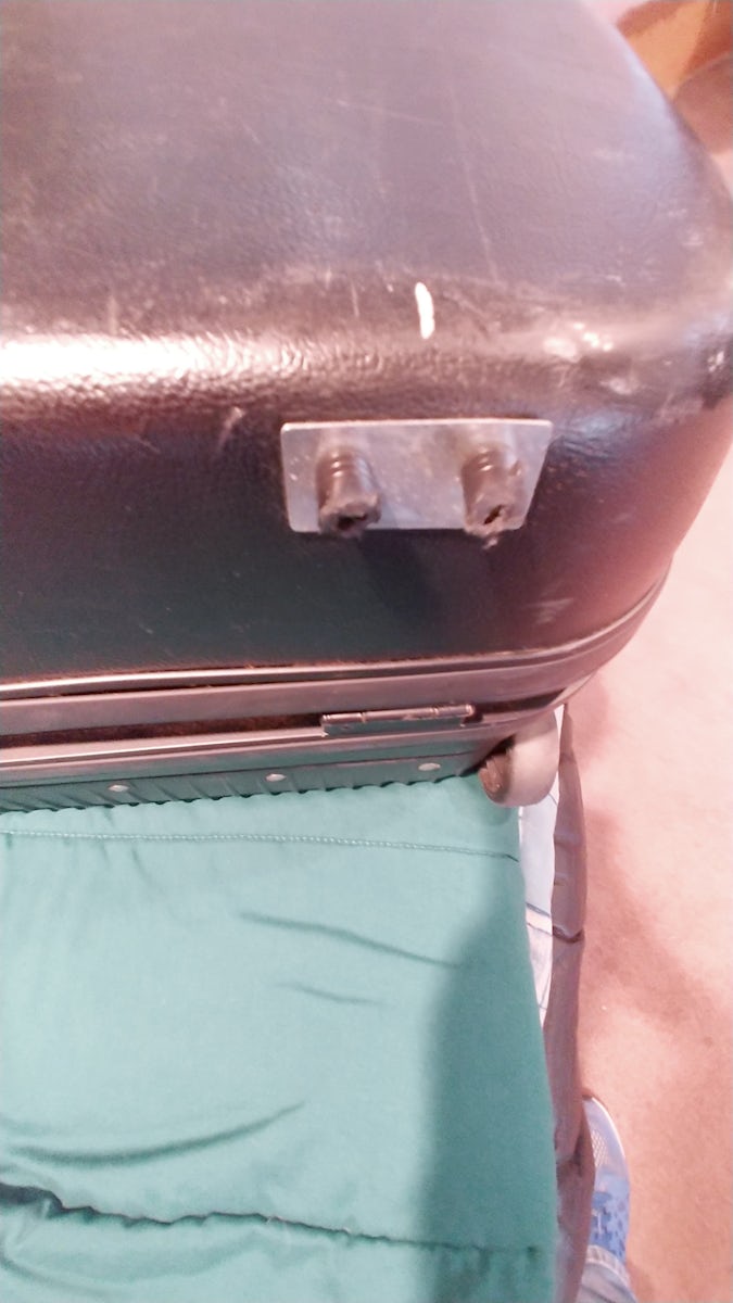 They broke my suitcase on disembarkation.