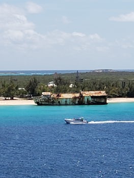 Grand Turk about to port