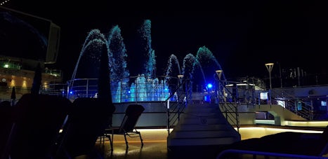 Fountain on the ship