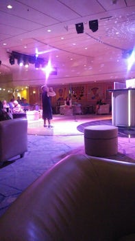 Karaoke, at The Cosmopolitan Club on Navigator of the Seas.