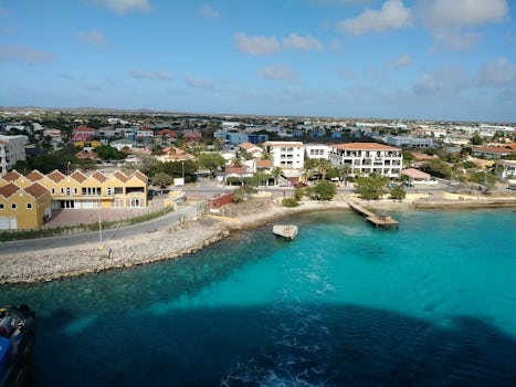 Bonaire, taken from 8th deck balcony on Navigator of the Seas.