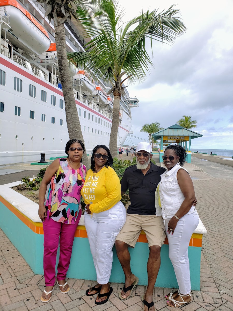 Family, we had just reach the Bahamas day 3 went off the ship to tour and s