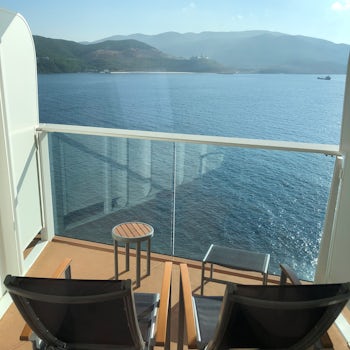 Your stateroom balcony, the best place to be.