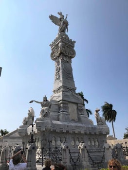 At the Cemetery outside of Havana  