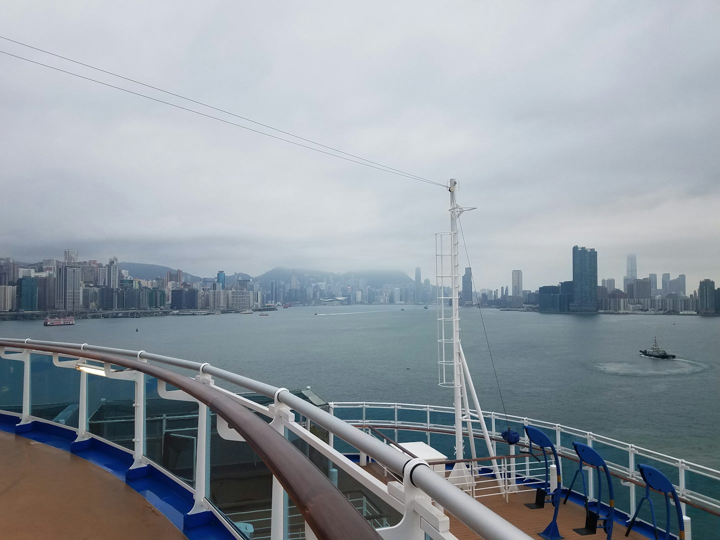 Cruising into Hongkong