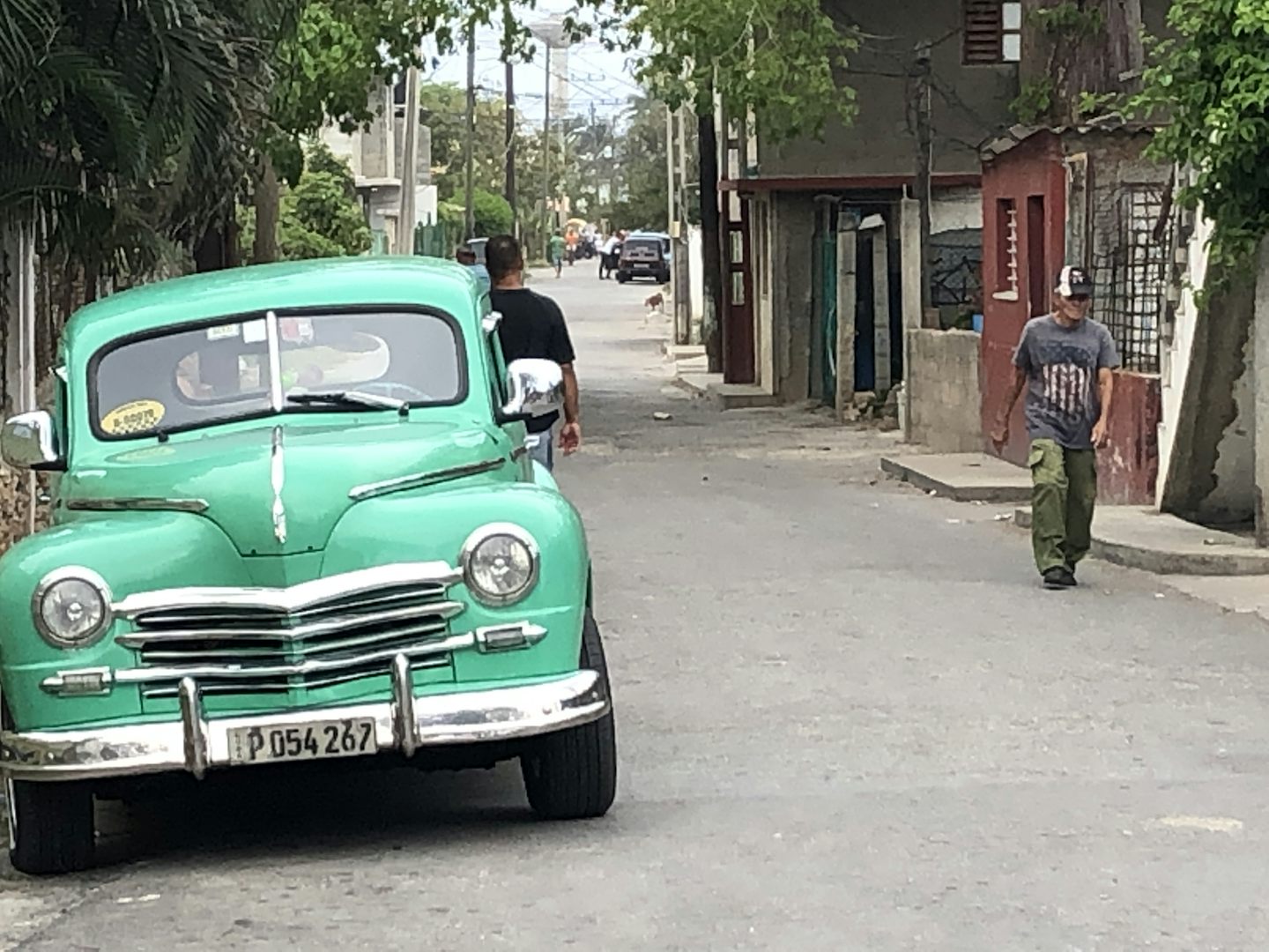 Classic car (late 40s Plymouth) in Havana