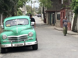 Classic car (late 40s Plymouth) in Havana