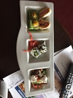 Evening canapés delivered in our concierge room every day 