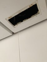 Hole in roof panel where vent should be