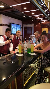 The casino bar with friendly staff