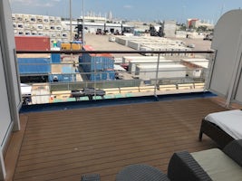 Extended balcony, only one of two like this among PH suites on Deck 7