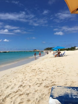 This is Grand Turk at Turks and Caicos in front of Jack's Shack. The sn