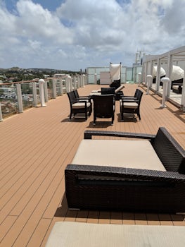 This is the Haven sun deck which we used often. It was wonderful and always