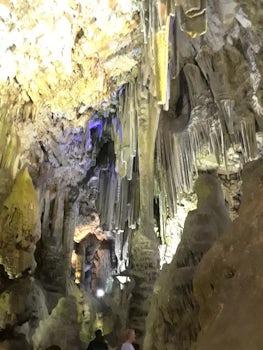 The natural caves in Gibralter