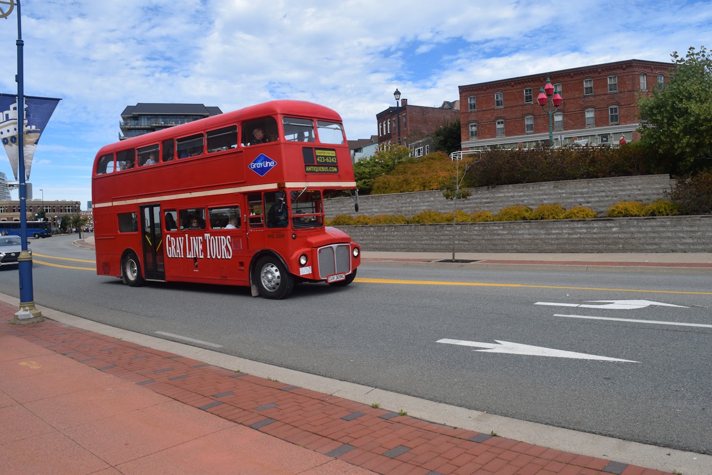 One of the tour buses in Canada, New Brunswick.