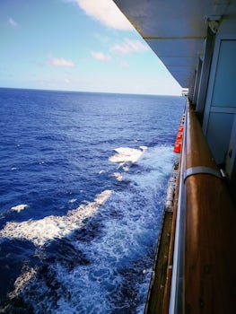At sea in South Pacific 