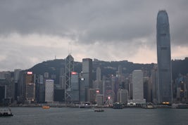 Hong Kong Harbor - end of our Silver Muse Journey.