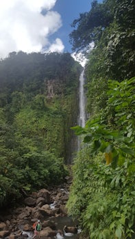 Carbet falls in Guadeloupe